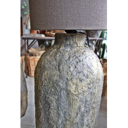 Lampa podłogowa / Stołowa z surowej ceramicki 136cm